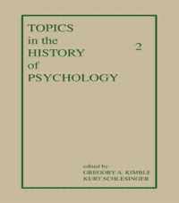 Topics in the History of Psychology