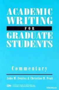 Academic Writing for Graduate Students