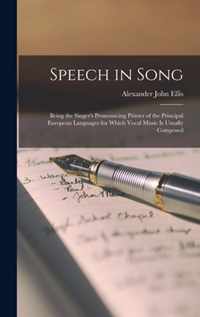 Speech in Song