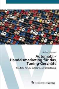 Automobil-Handelsmarketing fur das Tuning-Geschaft