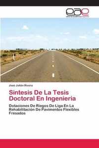 Sintesis De La Tesis Doctoral En Ingenieria