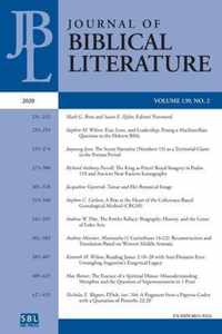 Journal of Biblical Literature 139.2 (2020)