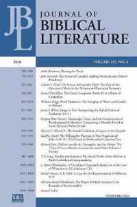 Journal of Biblical Literature 137.4 (2018)