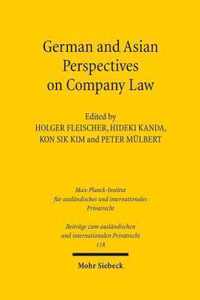 German and Asian Perspectives on Company Law