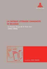 La Critique Littaeraire Communiste En Belgique