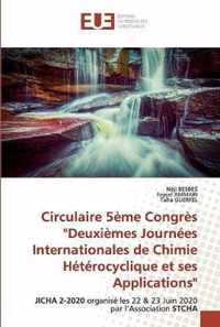 Circulaire 5eme Congres Deuxiemes Journees Internationales de Chimie Heterocyclique et ses Applications