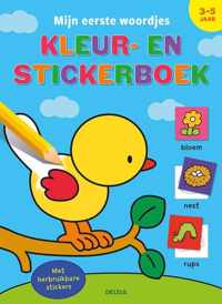 Mijn eerste woordjes kleur- en stickerboek (3-5 j.)