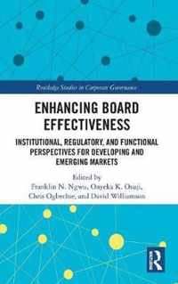 Enhancing Board Effectiveness