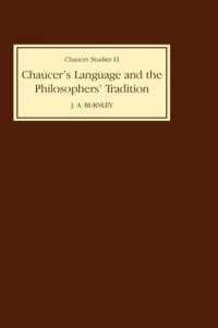 Chaucer's Language and the Philosophers Tradition