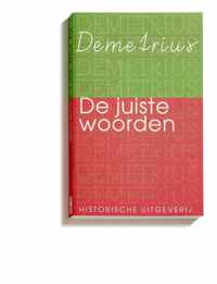 Historische Paperbacks 7 -   De juiste woorden