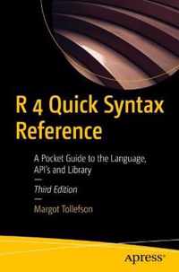 R 4 Quick Syntax Reference