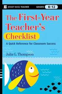 First Year Teachers Checklist Reference