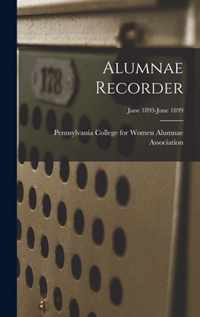 Alumnae Recorder; June 1893-June 1899