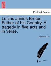 Lucius Junius Brutus, Father of His Country