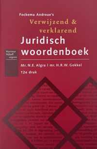 Fockema Andreae's verwijzend en verklarend juridisch woordenboek