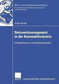 Netzwerkmanagement in Der Automobilindustrie