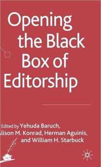 Opening the Black Box of Editorship