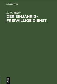 Der Einjahrig-Freiwillige Dienst