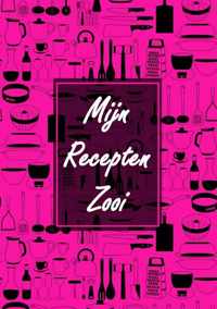 Boekcadeau Vrouw / Boek Cadeau Collega - Blanco Recepten Invulboek - "Mijn Recepten Zooi"