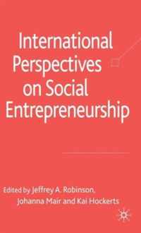 International Perspectives on Social Entrepreneurship Research