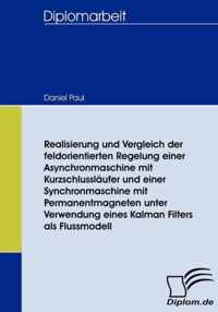 Realisierung und Vergleich der feldorientierten Regelung einer Asynchronmaschine mit Kurzschlussläufer und einer Synchronmaschine mit Permanentmagnete