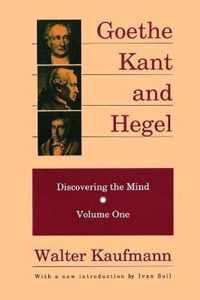 Goethe, Kant, and Hegel