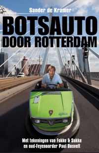 Botsauto door Rotterdam