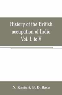 History of the British occupation of India