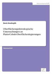 Oberflachenspektroskopische Untersuchungen an Platin-Cobalt-Oberflachenlegierungen