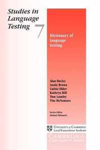 Dictionary of Language Testing