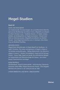 Hegel-Studien / Hegel-Studien Band 22 (1987)