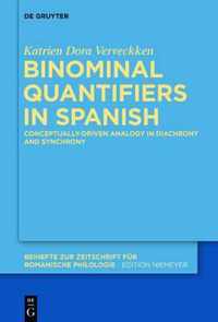 Binominal Quantifiers in Spanish