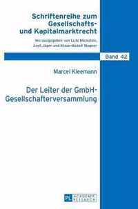 Der Leiter der GmbH-Gesellschafterversammlung