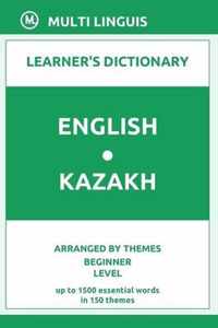 English-Kazakh Learner's Dictionary (Arranged by Themes, Beginner Level)