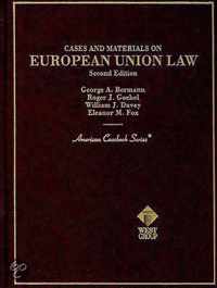 Cases and Materials on European Union Law