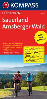 Kompass FK3054 Sauerland, Arnsberger Wald - Paperback (9783850262750)
