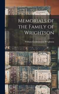 Memorials of the Family of Wrightson