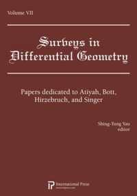 Surveys in Differential Geometry Vol 7