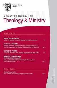 McMaster Journal of Theology and Ministry