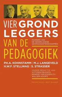 Vier grondleggers van de pedagogiek