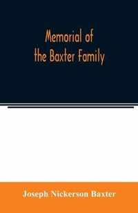 Memorial of the Baxter family