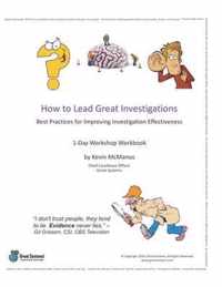 How to Lead Great Investigations