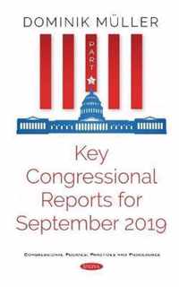 Key Congressional Reports for September 2019