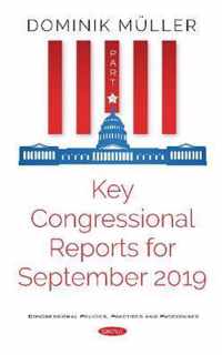 Key Congressional Reports for September 2019