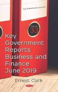 Key Government Reports. Volume 33