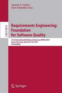 Requirements Engineering Foundation for Software Quality