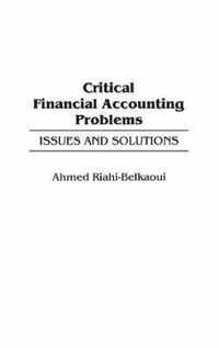 Critical Financial Accounting Problems