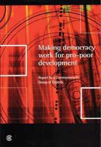 Making Democracy Work For Pro-poor Development