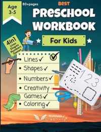 Preschool Activity Book for Kids and Toddlers Ages 3-5