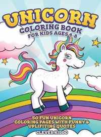 Unicorn Coloring Book for Kids Ages 4-8